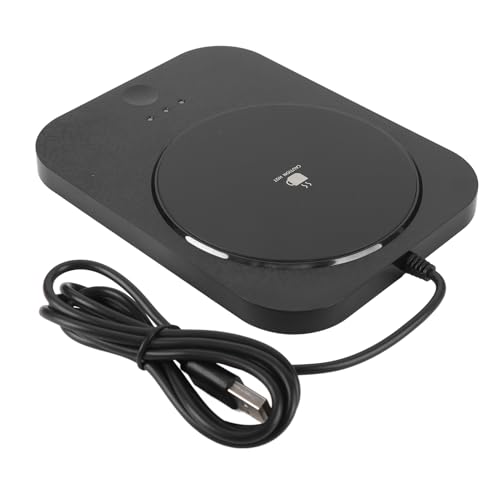 13.5W Desktop Electric Mug Warmer with 3 Temperature Settings 50 55 60℃ Fast Heating Cup for Coffee Tea Desk Office Use