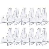 12 Stück Acryl Staffelei Steht sammelkarten ständer Klar Mini münzständer Coin Display Staffelei Halter Für Anzeige Air-Tite Münzen Taschenuhren Herausforderung Medaillen Casino Chips, 2,68 Zoll