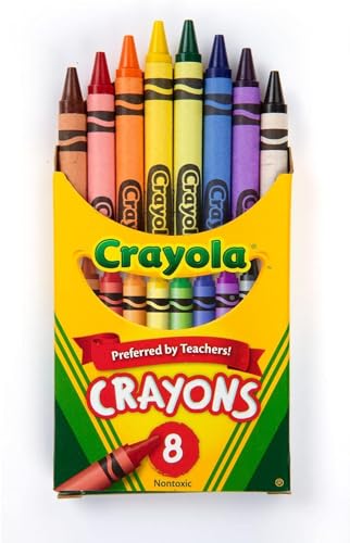 Crayola Crayons, 8 per Pack, 12 Pack (523008) - image 1