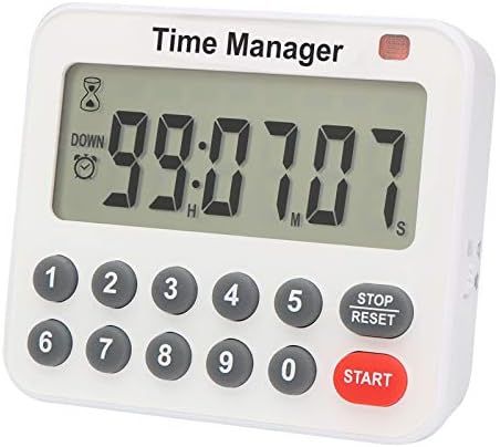Digital Countdown Kitchen Timer - AIMILAR Magnetic Count Up Down Direct Entry Cooking Timer with Keypad Number Buttons Loud Alarm Hours Minutes and Seconds