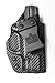 Multi Holsters Elite IWB FOMI Right-Hand Holster Compatible w/Smith & Wesson M&P Shield 9/40 (Black Carbon Fiber)
