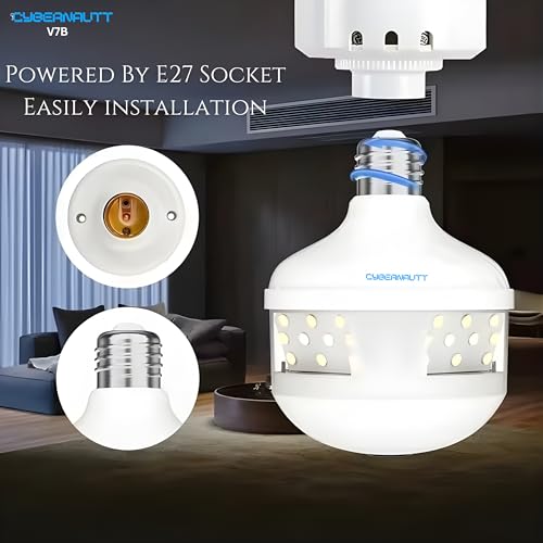 Image of XUGA Cybernautt Series V7B 5MP Fisheye Wireless CCTV Camera | Panoramic View, Night Vision, Motion Detection, WiFi Surveillance, Home Safety