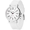 Watch with Second Hand Nursing for Women, Analog Watches for Nurses, 12/24 Hour Military Time, Easy Read Dial, Colorful Silicone Band