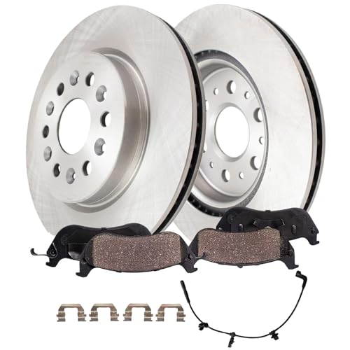 Image of Detroit Axle - 4pc Rear Brake Kit for Chevrolet Traverse Limited Blazer
