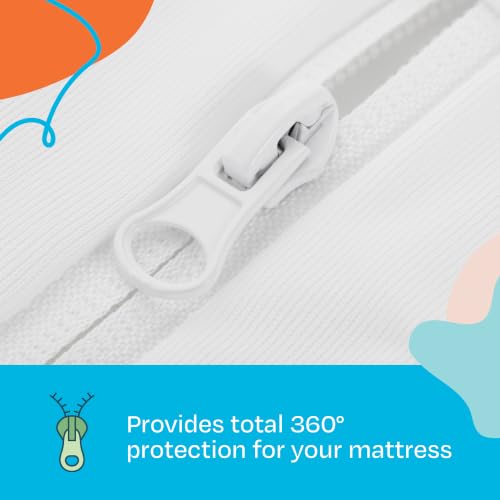 Linenspa Encasement Waterproof Mattress Protector — Zippered 360°, Twin XL - image 5