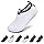 SAGUARO Escarpines Hombre Mujer Zapatos de Agua Secado Rápido Zapatillas Acuáticos Antideslizantes Calzado Playa para Piscina Surf Buceo Rio Natación Vela (Blancanieves,42/43 EU)