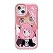 HENJI Urocze etui z kreskówki do iPhone'a 11, miękki TPU i twardy PC wzór anime, projekt dla dziewcząt, chłopców, fanów, ochrona przed wstrząsami, odporne na zarysowania, etui ze stojakiem