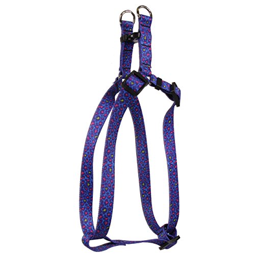 Image of Yellow Dog Design Neon Leopard Step-In Dog Harness, Medium-3 /4 inch Wide and fits Chest of 15 to 25 inch