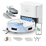 Redroad Robot Vacuum Cleaner 20,000Pa Robot Vacuum Mop,120 Day Self Emptying Vacuum Robot,Lidar Navigation,5G/2.4GWiFi APP Aspirateur Robot,Self-Charging Robot Vacuums for Floor,Carpet,Pet R11White