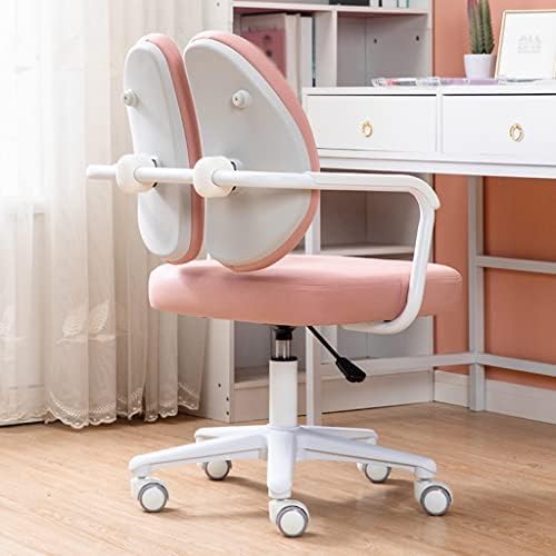 Chaise de bureau pour enfants réglable et ergonomique à roulettes