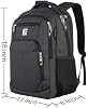 Mochila para laptop Volher, antirrobo de negocios y viajes, delgada para universidad | Resistente al agua, duradera, regalo para mujeres y hombres, compatible con laptop de 15.6 pulgadas - Negro 6