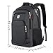 Volher Laptop Backpack,Business Travel Anti Theft Slim Durable Laptops Backpack,Water Resistant College Computer Bag for Women & Men Fits 15.6 Inch Laptop and Notebook - Black