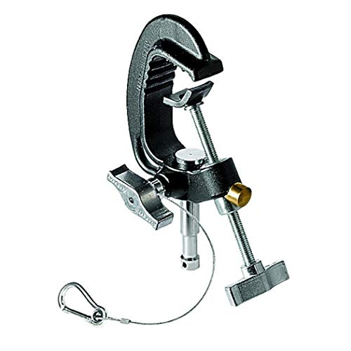 Abrazadera Avenger C338 negra y plata para fijar soportes en tubos variables