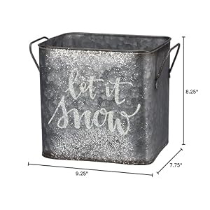 Primitives Bin Set Let It Snow Warm Winter Wishes