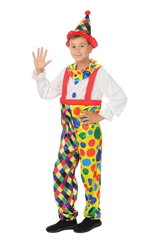 P'TIT CLOWN - Costume Clown Enfant - Déguisement Parfait pour Carnaval, Fêtes Costumées et Évènements à Thème (10-12 ans)