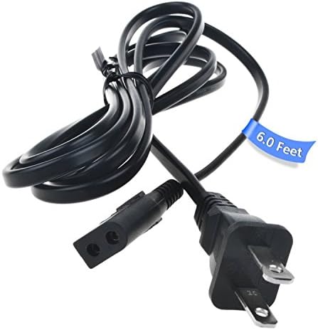 PwrON AC Power Cord for Sony CFDS50 CFDS70 and ZSRS60BT (CFD-S50 CFD-S70 ZSR-S60BT)