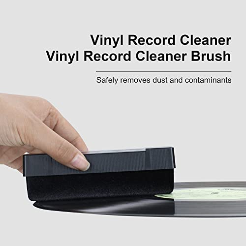 Vinyl Record Cleaning Kit, Anti Static Velvet Brush Vinyl Records Lps Stylus Cleaner Brush - Best Cleaning Vinyl Records, To Remove Dust Static Particles #TOP3