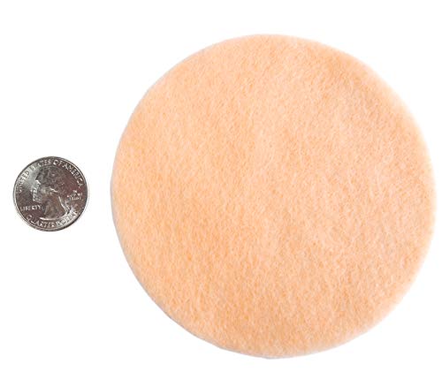 Image of Playfully Ever After Peach Craft Felt Circles (4 Inch - 19pc)