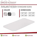 BRIAN & DANY Wire Shelf Liner, Heavy Duty Shelf Liners for Wire Shelving, Waterproof Shelf Mats, Set of 5 (14-Inch-by-36-Inch) - Image 2