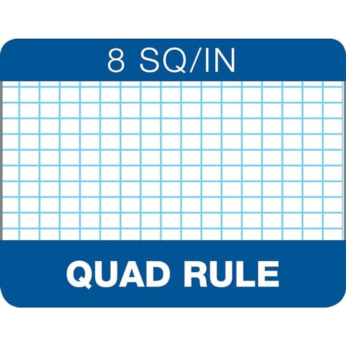 TOPS Quadrille Pad, Gum-Top, 8-1/2 x 11 Inches, Quad Rule , White Paper, 50 Sheets per Pad (33081) - Thumbnail 7