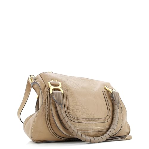 Pre-Loved Marcie Shoulder Bag Leather Medium, Brown2