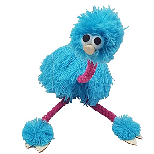 STRTT Enfants Wool Doll Marionette Toys Contrôle Artisanal éducatif éducatif Fait à la Main Bouquet Bouquet Doll Gifts Festival Muppets,1 Cover