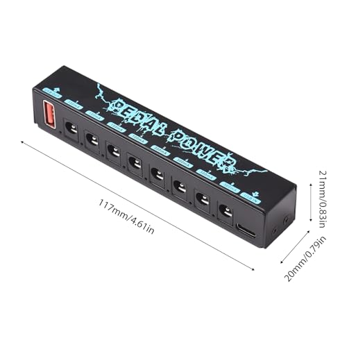 Jemora Alimentation pour pédale de Guitare, effecteur de Guitare, 8 Sorties DC isolées, Alimentation isolée USB in 5V 2,1a et 8 Sorties DC 9V et 1 Sortie USB - Les Beatles, Paul McCartney, John Lennon, RIngo Starr, George Harrison Jemora Alimentation pour pédale de Guitare, effecteur de Guitare, 8 Sorties DC isolées, Alimentation isolée USB in 5V 2,1a et 8 Sorties DC 9V et 1 Sortie USB – Image 8