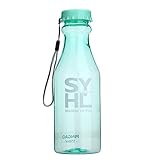 ♥Material ecológico: 100% Sin BPA non-toxic Tritan Co-poliéster plástico, Toxic free Tritan cuerpo de botella de plástico duro, tapa de material PP de grado alimentario, anillo de sello de silicona de calidad alimentaria. La mejor hervidor de agua, no hay daño para el cuerpo, es el medio ambiente