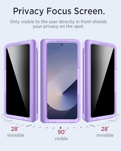 Funda Samsung Z Fold 6 antigolpes con protector de privacidad 2