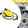 SOARS Nettoyeur Vapeur Puissant 2000W,14 Accessoires, Pression Max 5 Bar, Temp. 160°C, Chauffe Rapide 8 Min, Réservoir 1.8L, Pour Sol, Canapé, Cuisine, Surface 108 m² (Jaune)