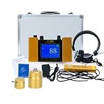 Kgfvesdc Professional Water Leak Detectors Equipment,Acoustic Pipeline Water Leak Detector,3 Meter Detection Depth,with Lcd Digital Display & Earphone & Carrying Case, for Pipeline Leaks,Etc