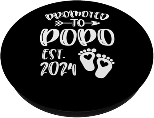 Miniatura 2 de Promoted to Popo 2024 Soon to Be Grandparents New Popo PopSockets Standard PopGrip