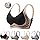 Powerful Push up Seamless Bra Caralush Wmstylist Lushfitting Wireless Bra No Underwire Full Coverage Support Anti Sagging Bra (US, Alpha, XX-Large, Regular, Regular, Black)