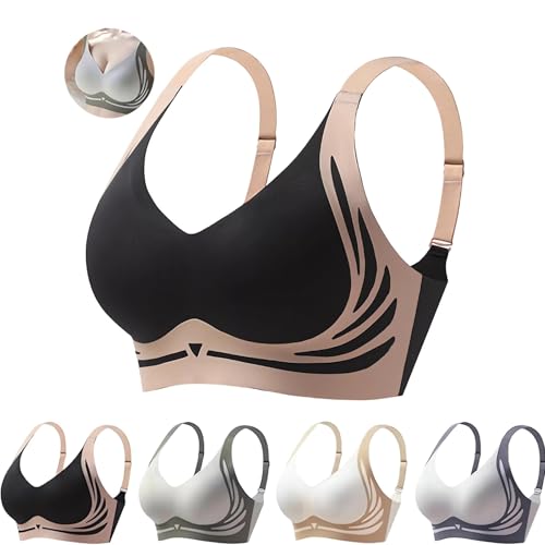 Powerful Push up Seamless Bra Caralush Wmstylist Lushfitting Wireless Bra No Underwire Full Coverage Support Anti Sagging Bra