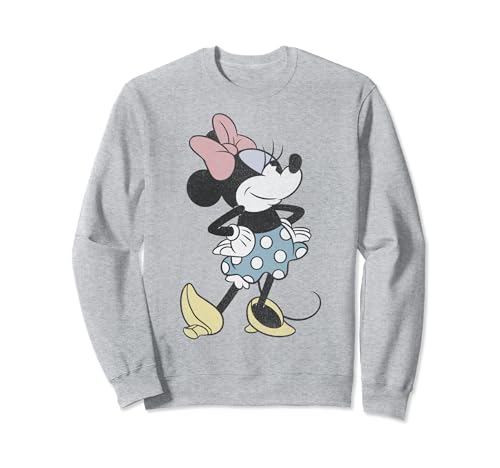 Minnie Mouse Retro Portrait sweatshirt Disney vêtement vintage de la collection Mickey and Friends