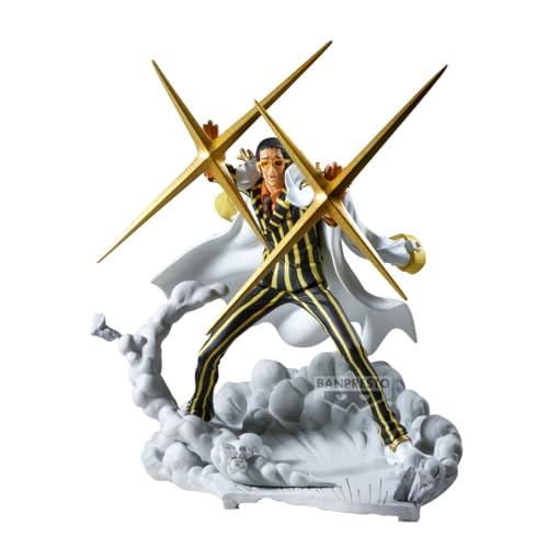 Banpresto Figura de Accion Borsalino One Piece - Senkozekkei 18cm - PZ71026P Multicolor - Figura Coleccionable - Ideal para los fanáticos del Anime One Piece