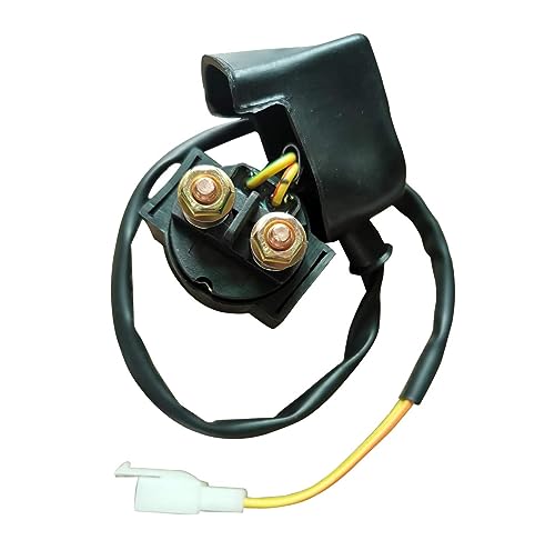 Image of 3 Bolt Starter Motor & Solenoid Relay for Taotao 125cc 110cc 100cc 90cc 70cc 50cc ATVs Dirt Bikes Go Karts Pit Bike Dune Buggy Sandrail Quad 4 Wheelers SSR Roketa Coolster Jonway SunL