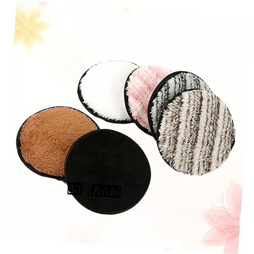 NOLITOY Almofada Maquiagem Lavável 2 Peças Tapete Cosméticos Removedor Maquiagem Almofada Limpeza Fa