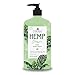 Malibu Hemp Classic Body Moisturizer, Natural Hemp Seed Oil Lotion, Vegan Formula, 18 fl oz