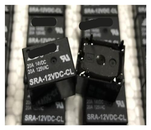 Relé de 5 pines T78-1C-12V interruptor electromagnético SRA-12VDC-CL de 20A para PCB