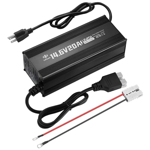 LiFePO4 Battery Charger 12V 20A Output 14.6V Anderson