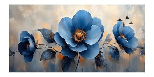 Diamond painting fleur 30x90cm broderie kit complet canevas