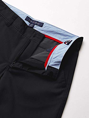Image of Tommy Hilfiger Boys Flat Front Twill Blend Dress Pants, Kids School Uniforms