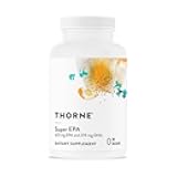 THORNE - Super EPA - Omega-3 Fatty Acids EPA 425mg & DHA 270mg Supplement - Support Brain, Cardiovascular, Joints & Skin* - Gluten, Dairy & Soy-Free - 90 Gelcaps