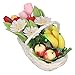 FECAMOS Fleurs de Maison de poupée, Fleurs Miniatures Simulation exquise légère 1:12 pour Mariage