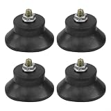 Almohadillas para compresores de aire - Paquete de 4 aisladores de vibración de goma con rosca M6, 45 x 20 mm, a prueba de golpes y antideslizantes para bombas de aire, compresores de aceite y