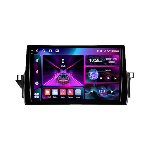 10 Pollici Senza Fili Autoradio 2 din Android 14 per Toyota Camry 8 2020-2021 con Car Play senza fili Telecamera Posteriore Comandi al volante Bluetooth GPSX101+32G