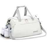 35L Bolsa de Deporte, Bolsa Deporte Mujer Masculino Grande, Blanco
