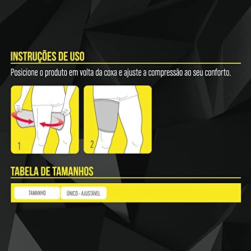 Kestal Coxal Ajustável Preta Un