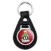 Black Leather Looney Tunes Marvin The Martian Kaboom Keychain